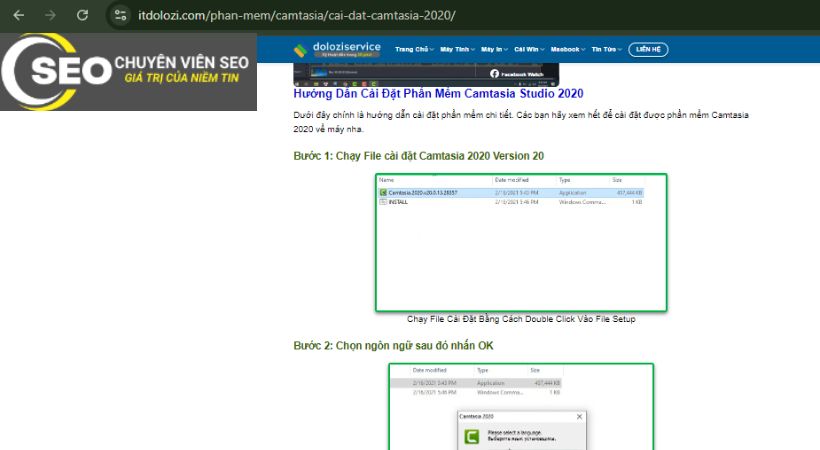 Content dạng bài viết hướng dẫn