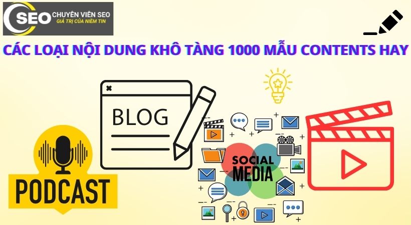 1000 Nội Dung Content Các Trang Mạng Xã Hội
