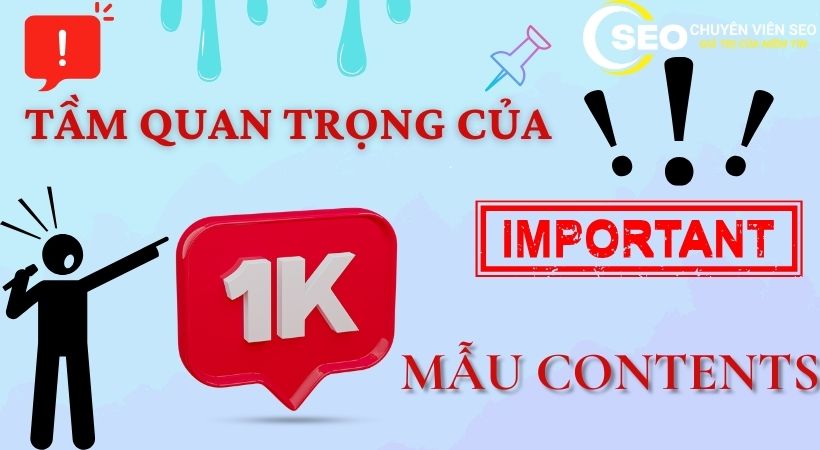 Tầm Quan Trọng của 1000 Mẫu Content Trong Chiến Lược Tiếp Thị Số